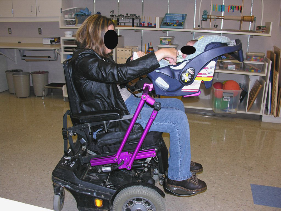 Wheelchair Attachment for Infant Care